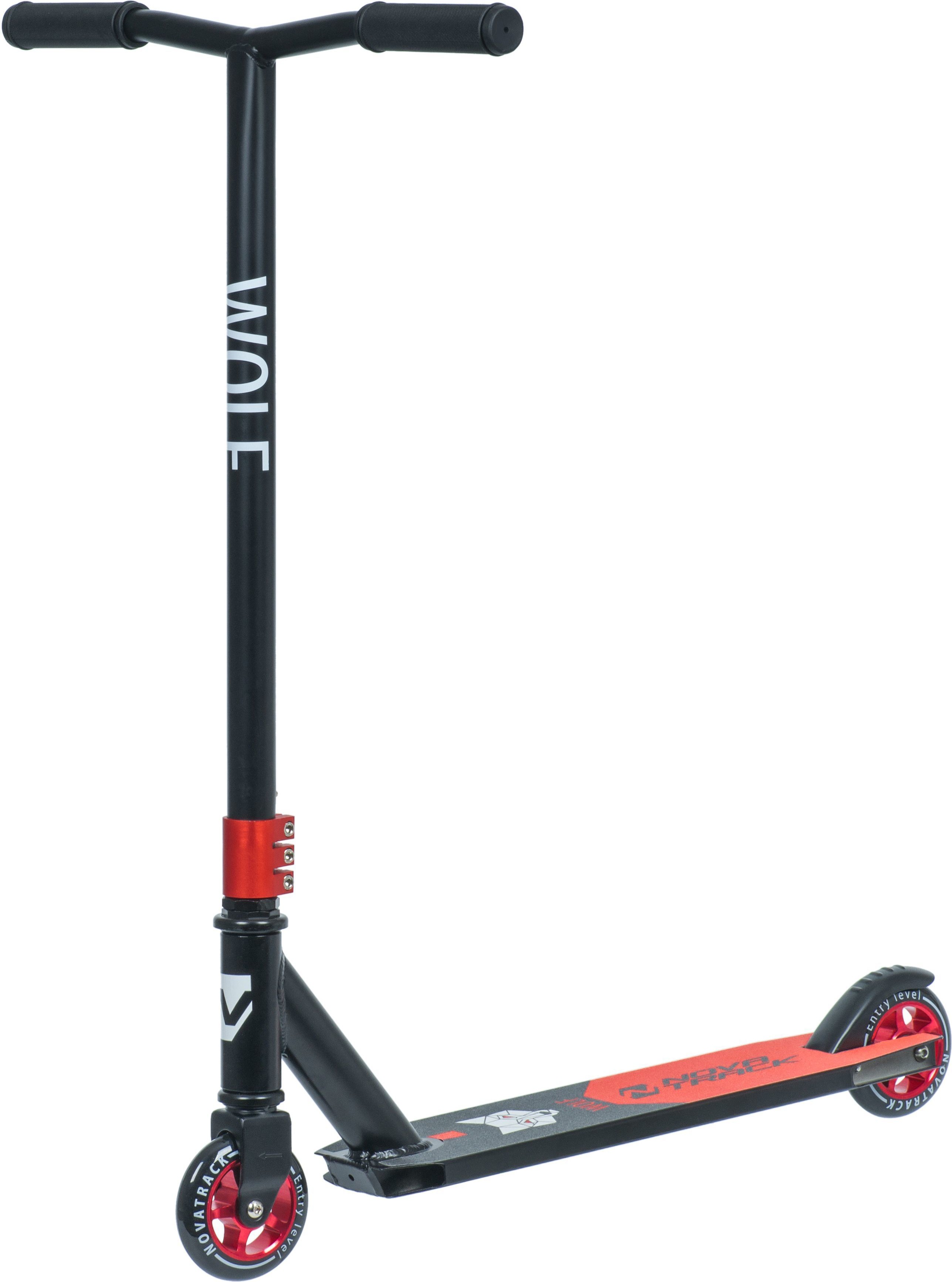 

Самокат Novatrack 100A.WOLF.BRD20, Самокат Novatrack Wolf El 100A.WOLF.BRD20 (красный/черный)