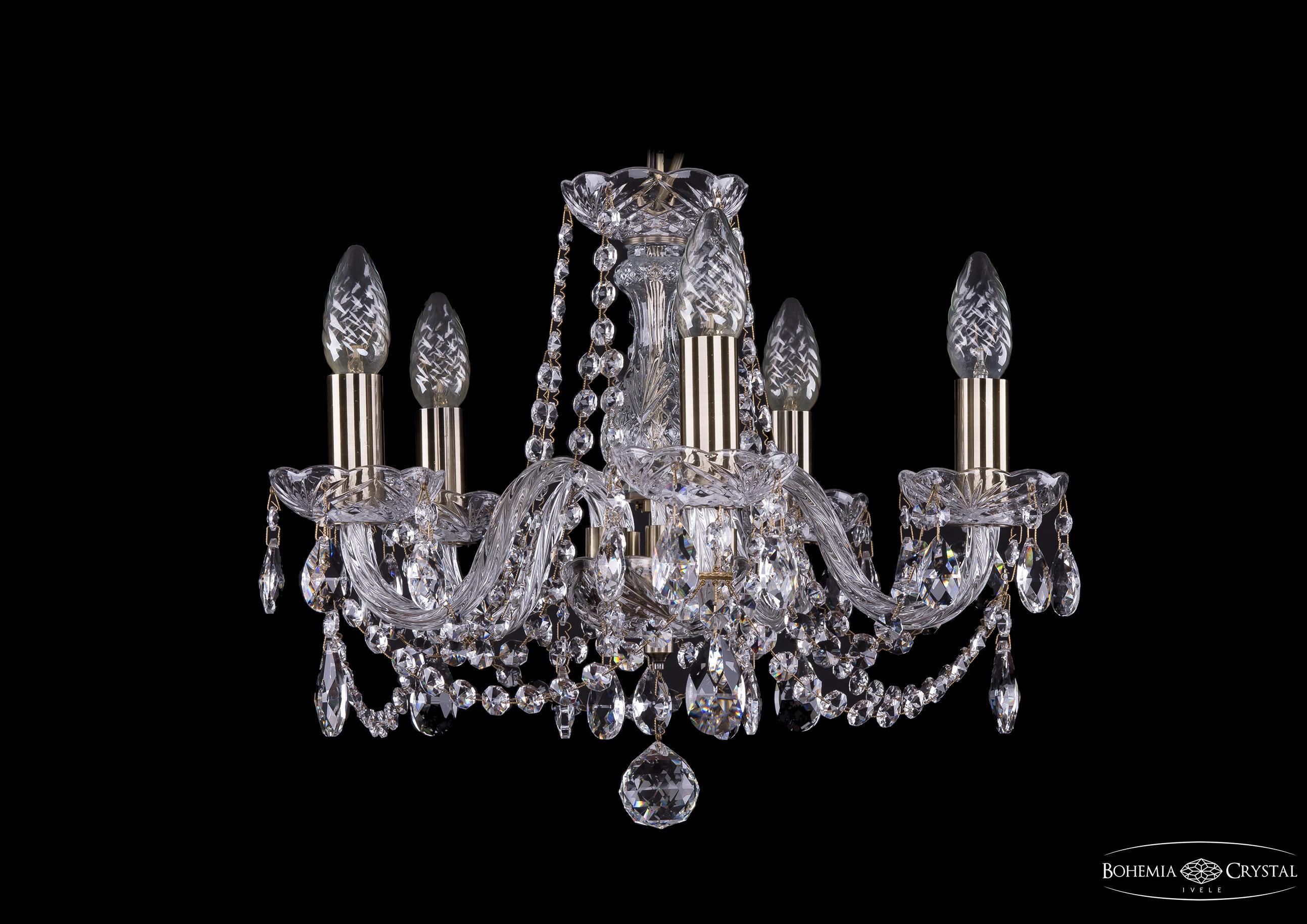 

Подвесная люстра Bohemia Ivele Crystal 1402/5/141/Pa
