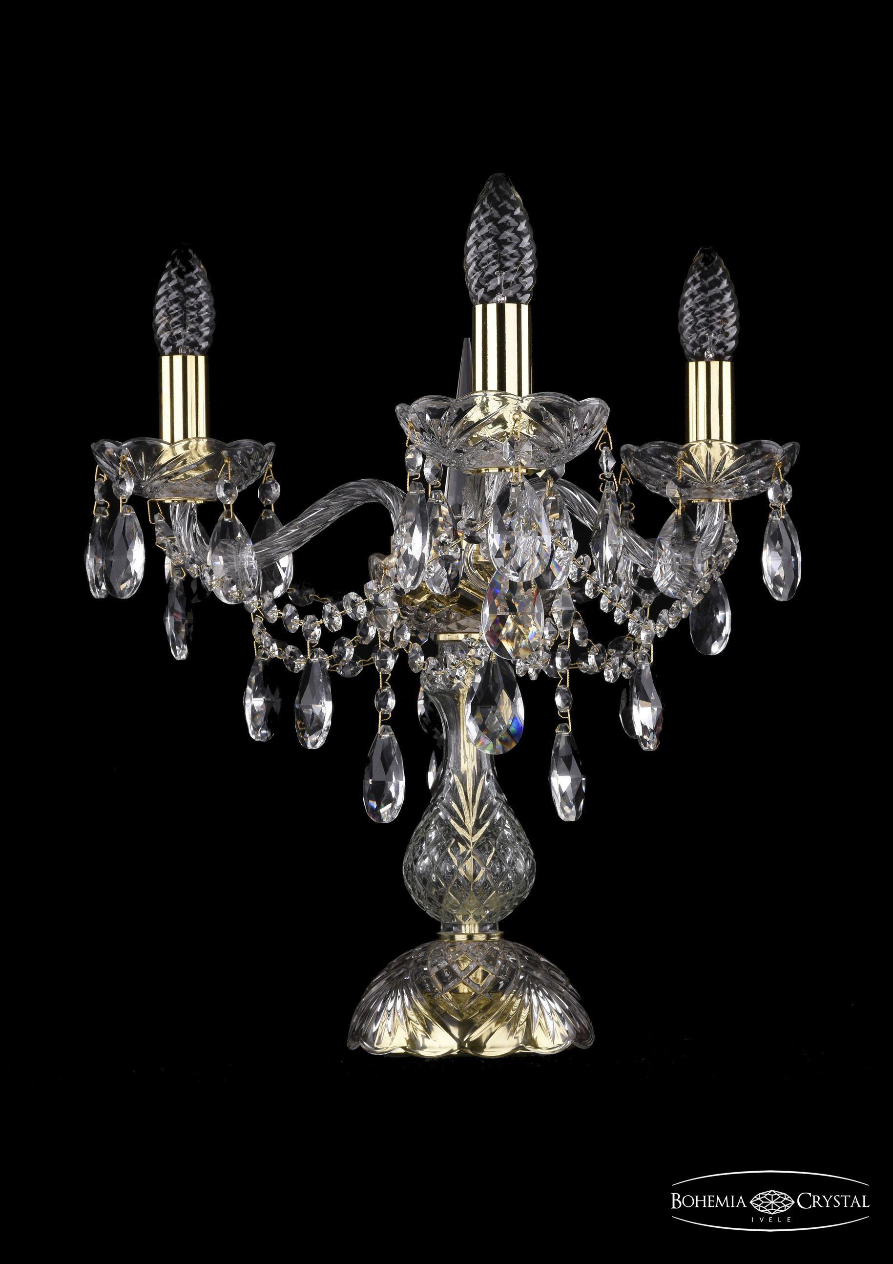 

Настольная лампа Bohemia Ivele Crystal 1415L/3/141-39/G