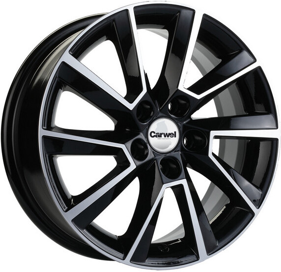 

Автомобильные диски Carwel Imanta-ab 16 6 5x100 45 57.1 ABT / Черный с полировкой