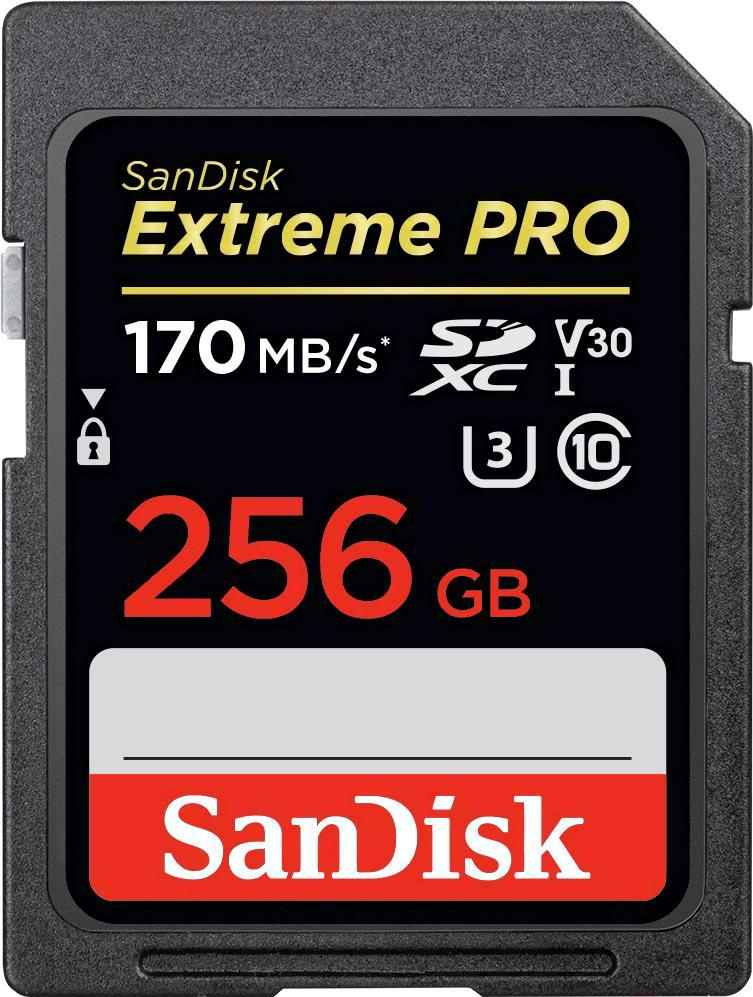 

Карта памяти SanDisk Extreme Pro SDXC Card 256GB - 170MB/s V30 UHS-I U3 [SDSDXXY-256G-GN4IN], Карта памяти SanDisk Extreme PRO SDXC 256GB (SDSDXXY-256G-GN4IN)