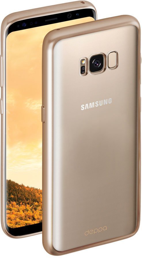 

Чехол для телефона Deppa Gel Plus Case матовый для Samsung Galaxy S8+ золотой [85310], Gel Plus Case матовый для Samsung Galaxy S8+