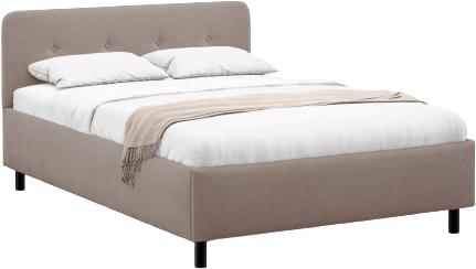

Кровать Moon Trade Clarissa 1232 [К002856], Кровать Moon Trade 1232 140x200 велюр К002856 светло-коричневый