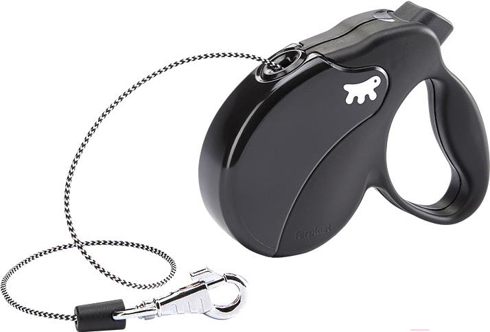 

Поводок-рулетка Ferplast Amigo M / 75720017 (шнур черный), Amigo M шнур