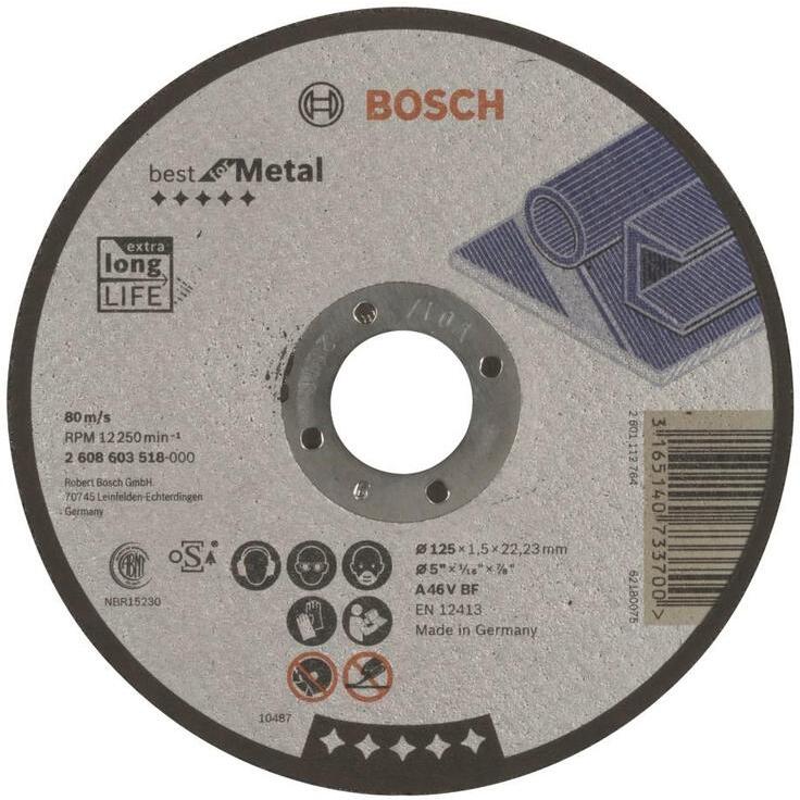 

Отрезной круг Bosch Best for Metal 125x1,5x22 [2608603518], Отрезной круг Bosch Best for Metal 125x1,5x22 2608603518