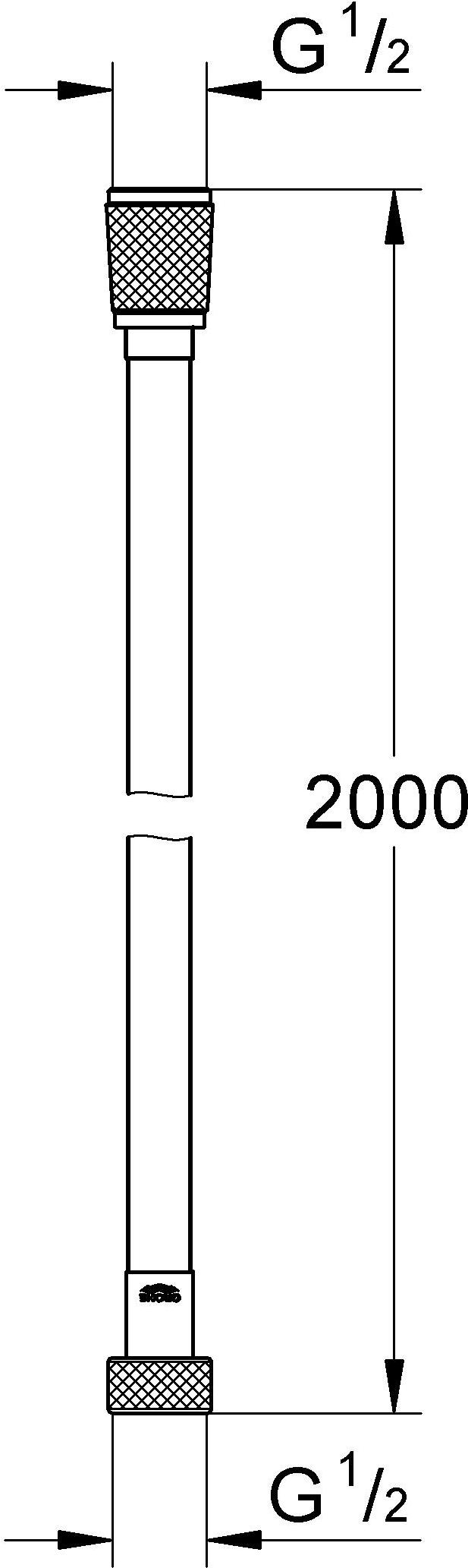 

Душевой шланг Grohe Silverflex 200 27137000, Silverflex 200 27137000