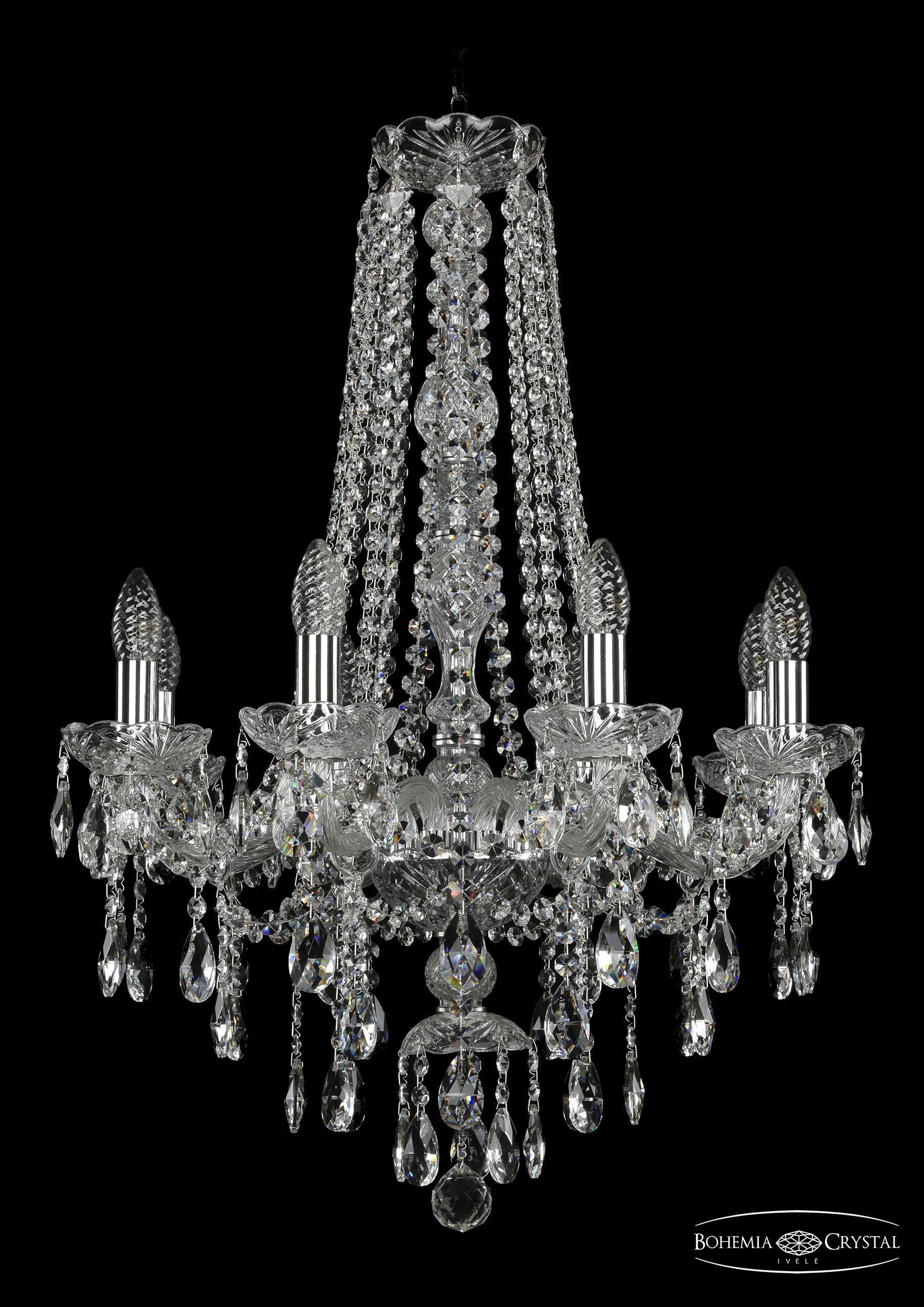 

Подвесная люстра Bohemia Ivele Crystal 1415/8/200/h-76/Ni