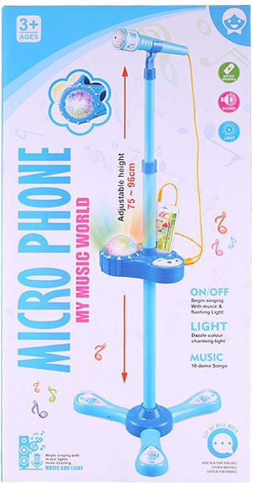 

Музыкальная игрушка Darvish Микрофон на стойке [DV-T-1659], Микрофон на стойке