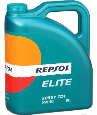 

Моторное масло Repsol Elite 50501 TDI 5W40 5л [RP135X55], Elite 50501 TDI 5W40 5л