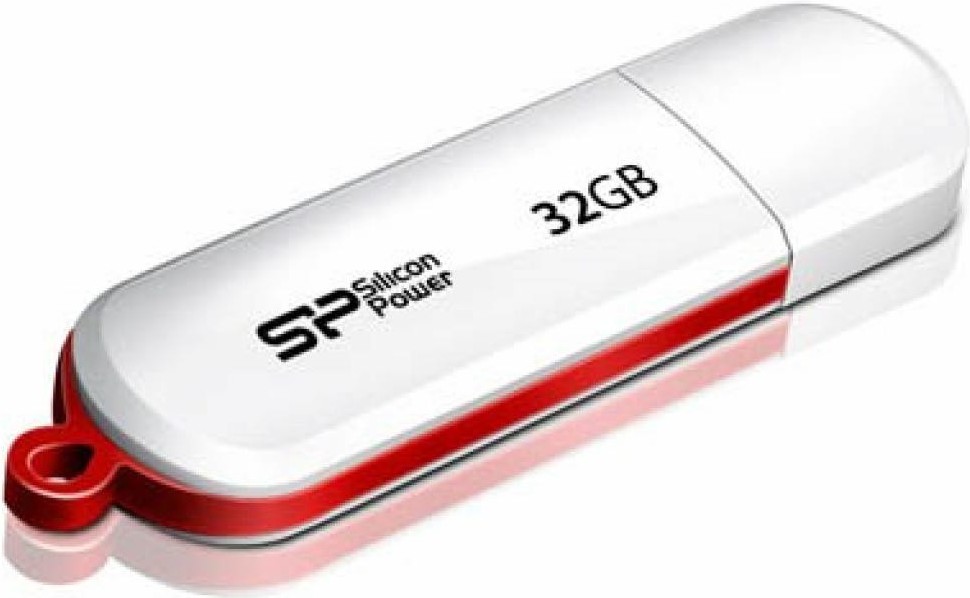 

USB Flash Silicon-Power LuxMini 320 32 Гб (SP032GBUF2320V1W), Флеш-накопитель USB Silicon Power 32GB SP032GBUF2320V1W