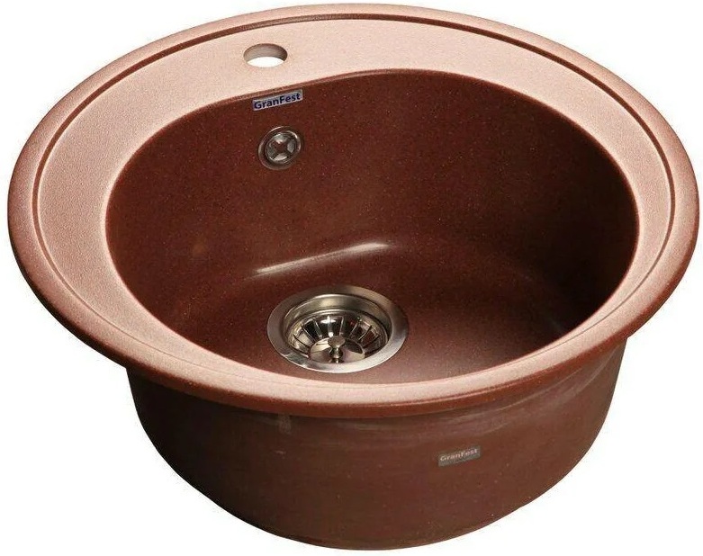 

Кухонная мойка GranFest Rondo GF-R480 терракотовый