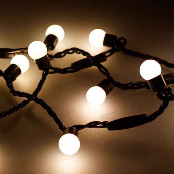 

Светодиодная гирлянда ARdecoled ARD-BALL-CLASSIC-D17.5-20000-BLACK-200LED Warm [025591], Светодиодная гирлянда ARdecoled ARD-BALL-CLASSIC-D17.5-20000-BLACK-200LED 025591 Warm