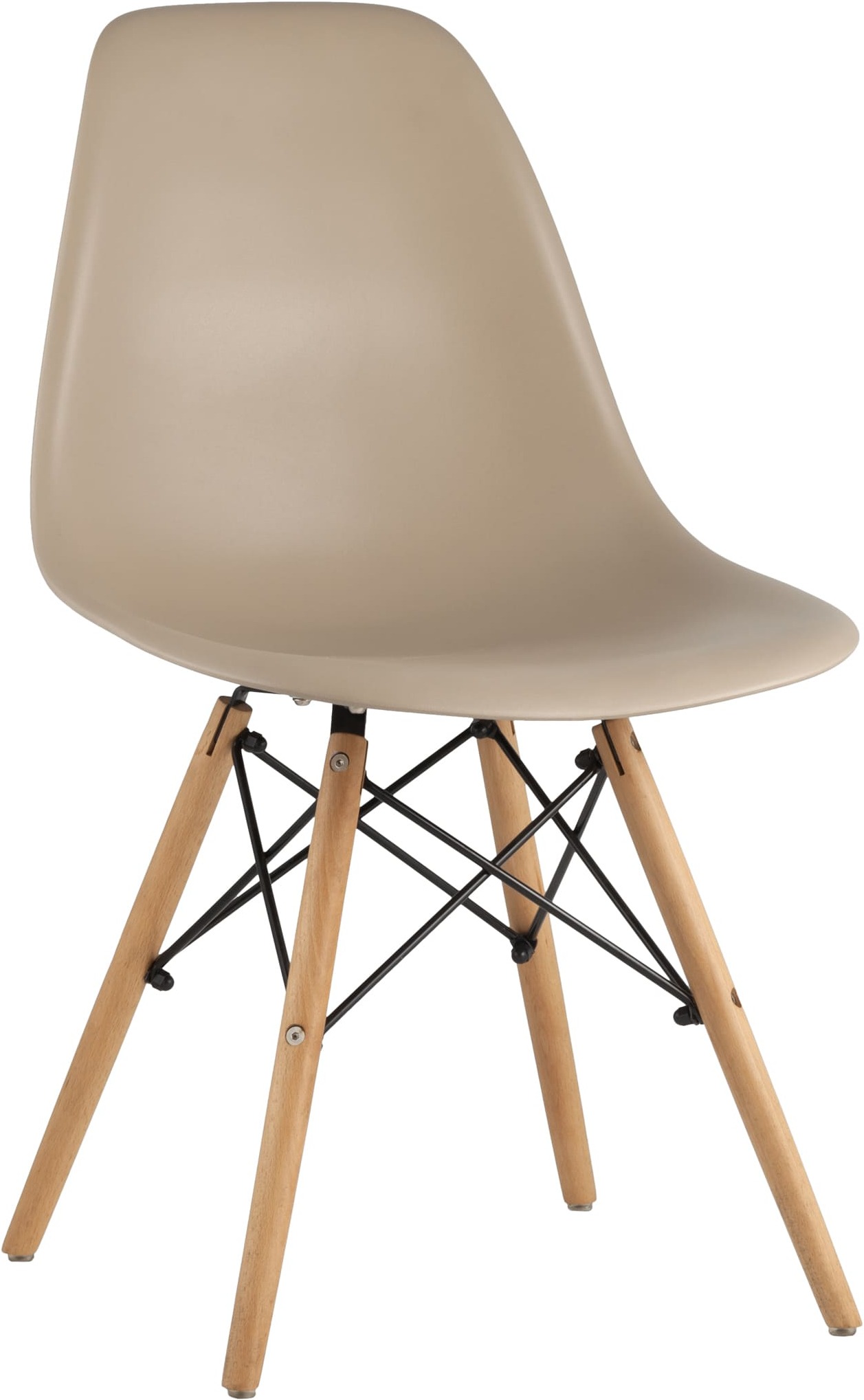 

Стул Stool Group DSW x4 бежево-серый [8056PP DARK GREY X4], Стул Stool Group DSW x4 8056PP DARK GREY X4 бежево-серый