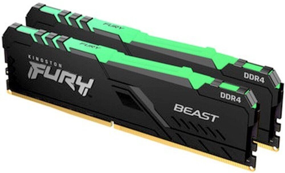 

Оперативная память Kingston KF426C16BBAK2/64, Оперативная память Kingston FURY Beast RGB 2x32GB DDR4 PC4-21300 (KF426C16BBAK2/64)