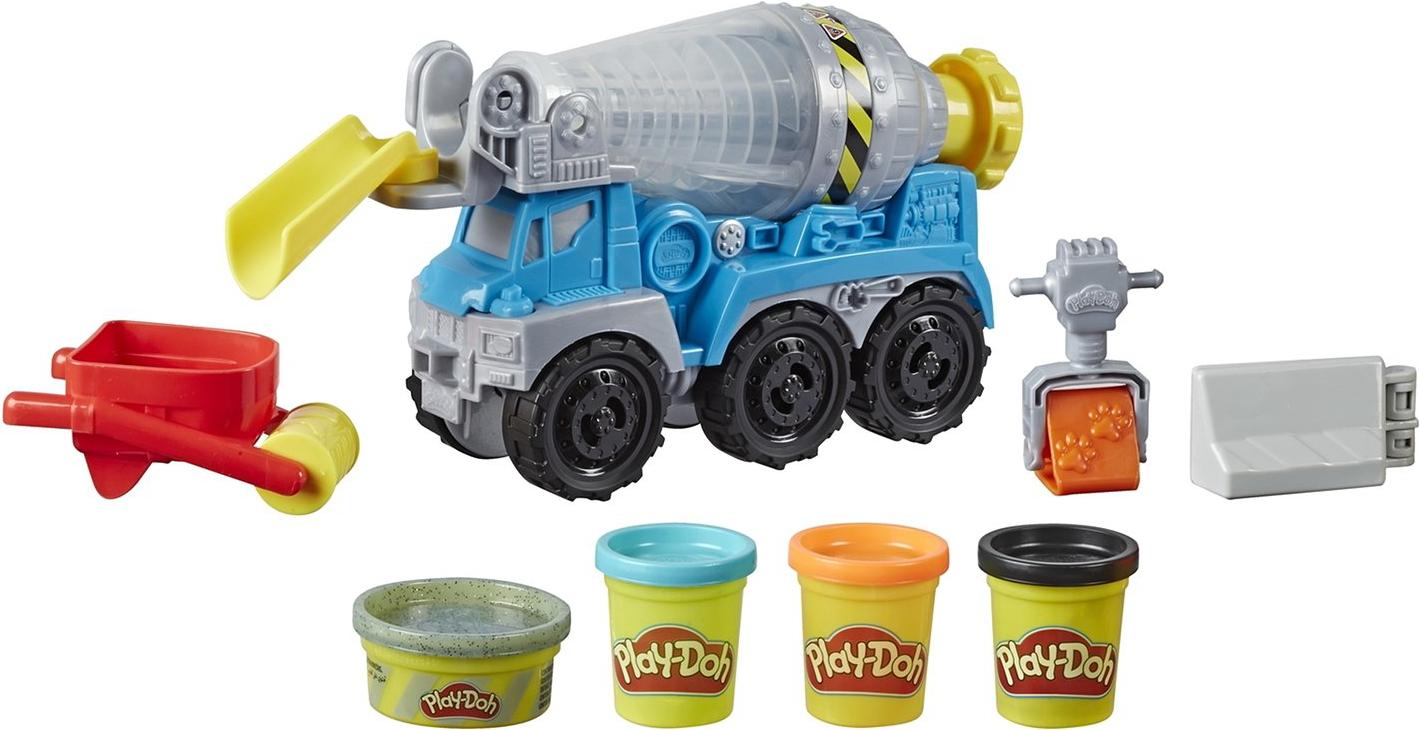 

Игровой набор Play-Doh Бетономешалка [E68915L0], PD Wheels Бетономешалка
