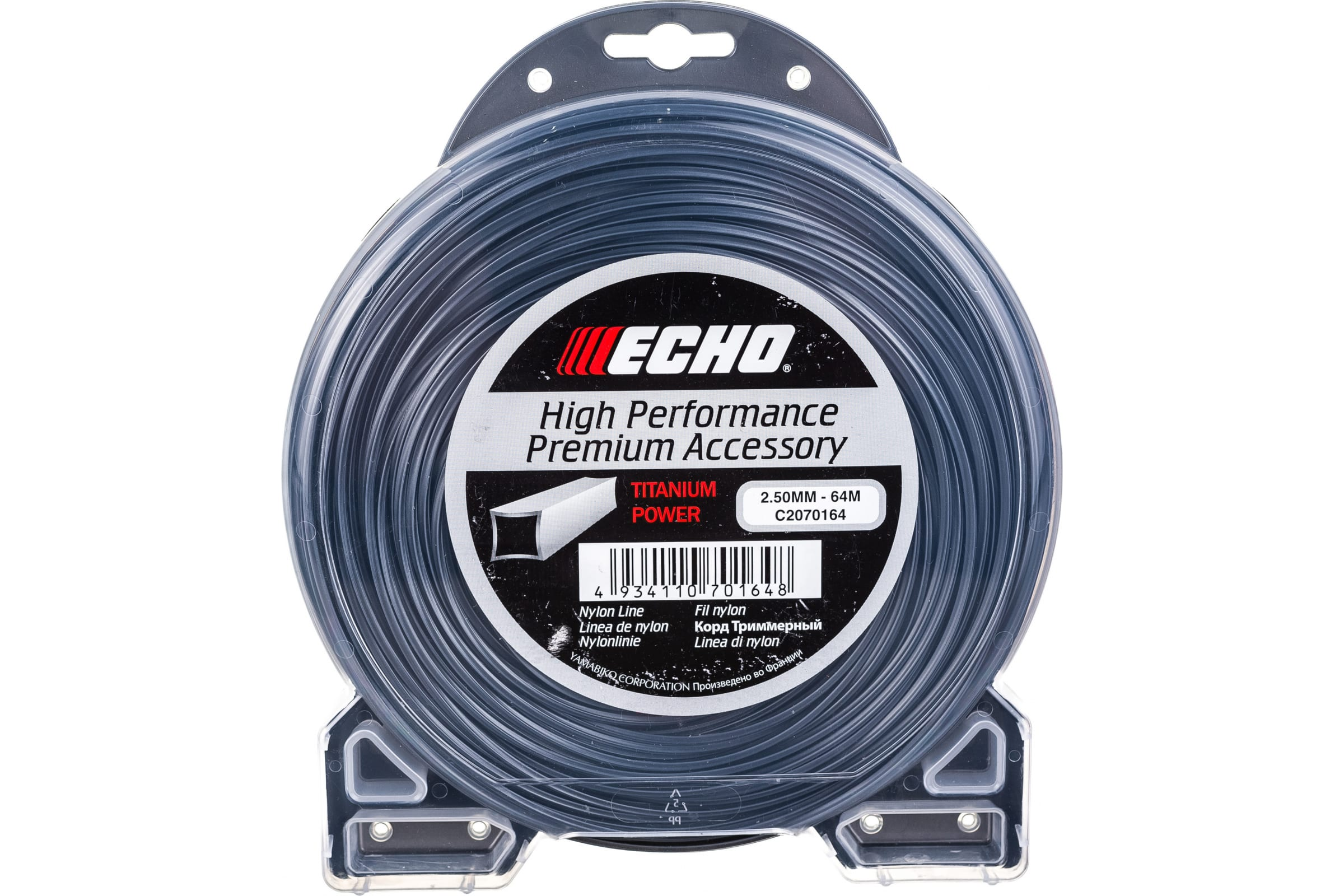 

Леска для триммера Echo Titanium Power Line 2.5 64 м квадрат [C2070164], Леска для триммера Echo Titanium Power Line 2.5 64 м квадрат C2070164