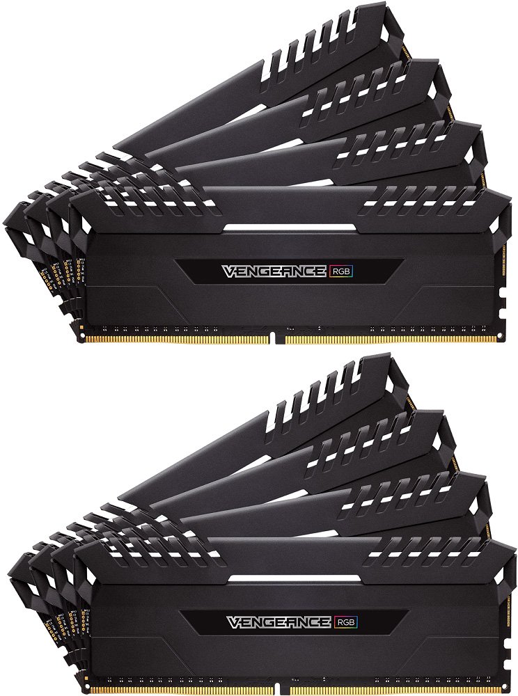 

Оперативная память Corsair Vengeance RGB 8x8GB DDR4 PC4-21300 [CMR64GX4M8A2666C16], CMR64GX4M8A2666C16