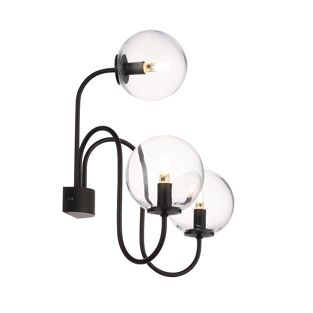 

Бра ST-Luce SL423.401.03 Бра ST-Luce Черный/Прозрачный E14 3*40W, SL423.401.03 Бра ST-Luce Черный/Прозрачный E14 3*40W
