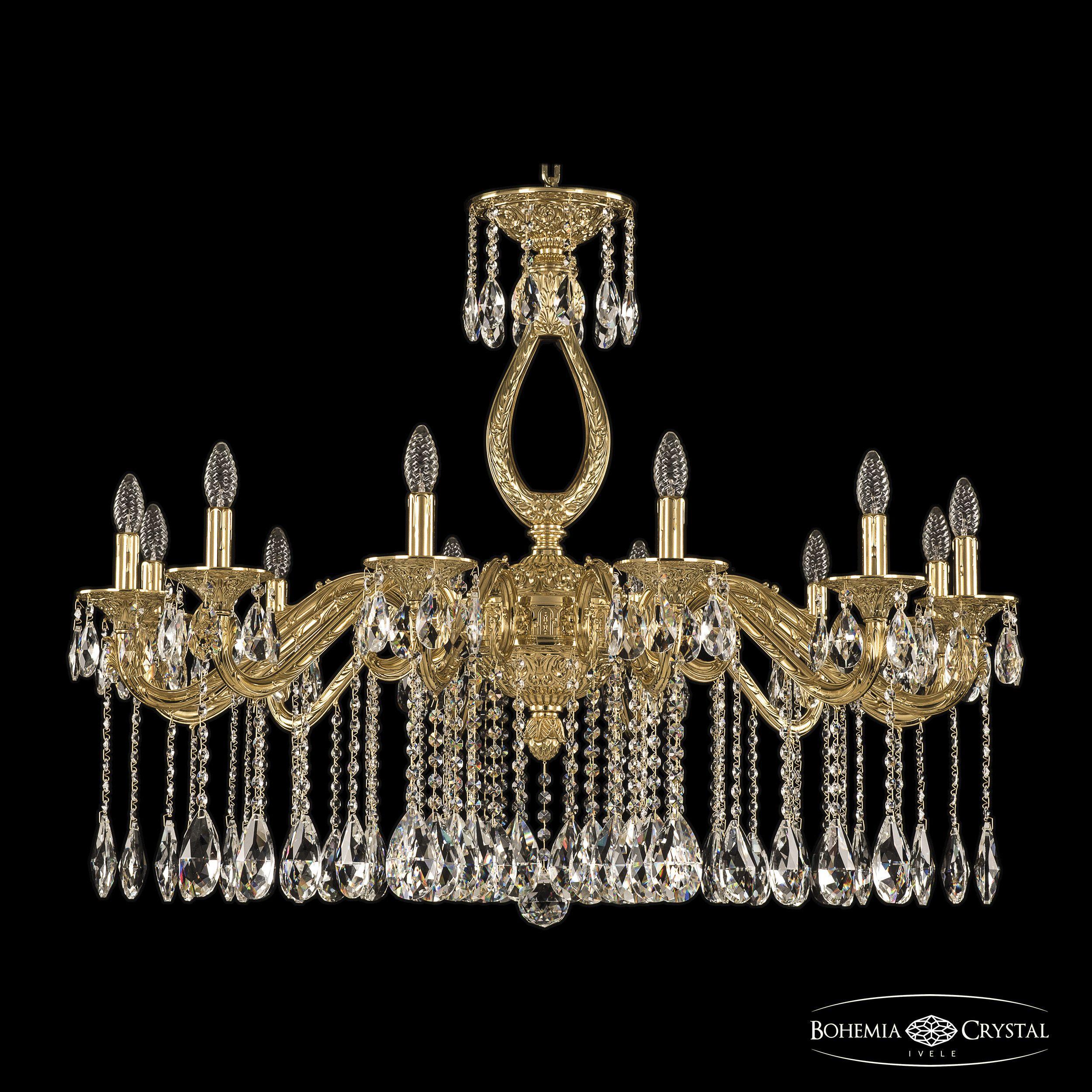 

Подвесная люстра Bohemia Ivele Crystal 71302/12/360 A G