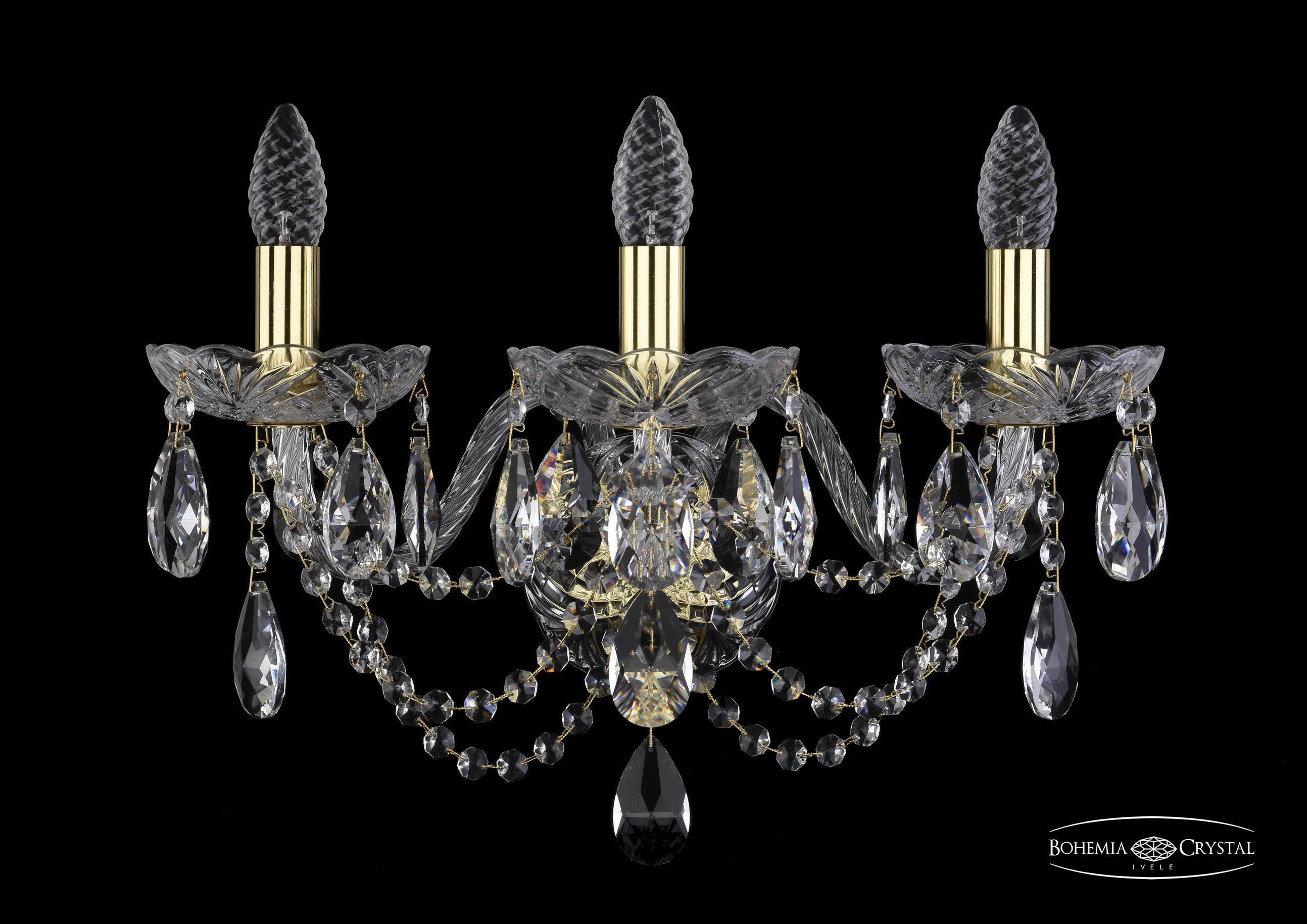 

Подвесная люстра Bohemia Ivele Crystal 1406B/3/195/XL/G, Бра Bohemia Ivele Crystal 1406B/3/195/XL/G