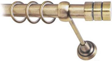 

Карниз Lm Decor Цилиндр 088 1р гладкий 1.8м антик, Цилиндр 088 1р гладкий 16мм 1.8м