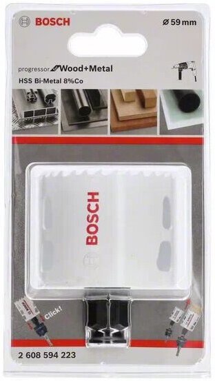 

Коронка Bosch Progressor 59мм [2.608.594.223], Коронка Bosch Progressor 59мм 2.608.594.223