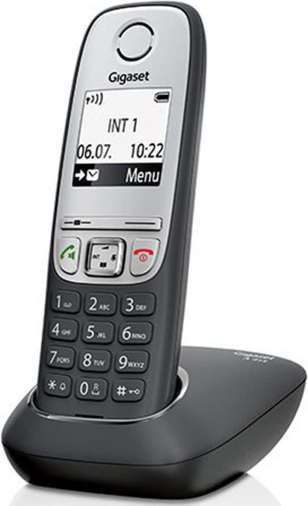 

Радиотелефон DECT Gigaset A415 RUS АОН черный [S30852-H2505-S301], A415 RUS АОН