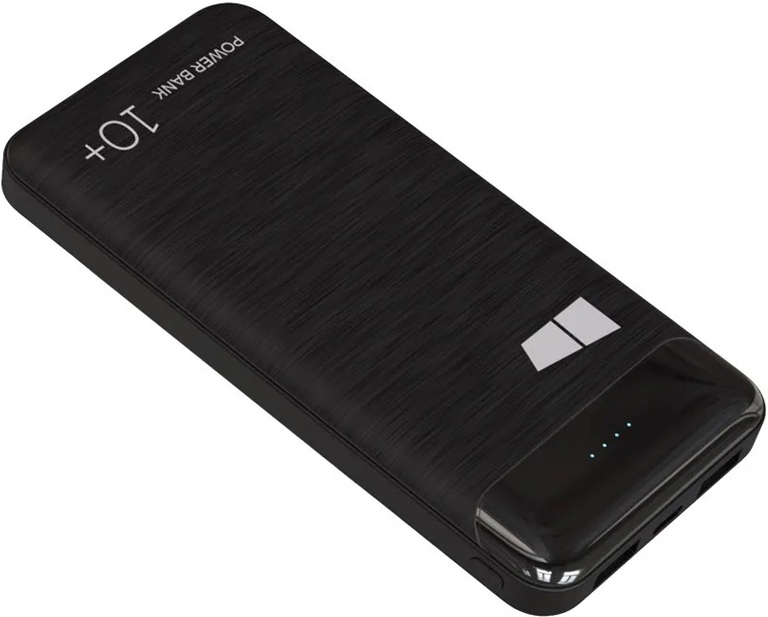 

Внешний аккумулятор More choice 10000mAh 2USB 2.1A черный (PB33-10B)