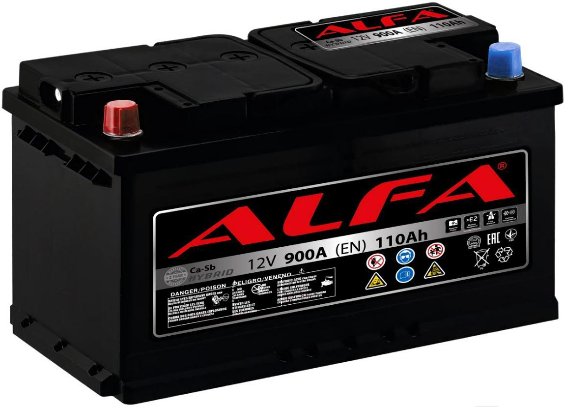 

Аккумулятор Alfa battery Hybrid L 110.1 110 А/ч