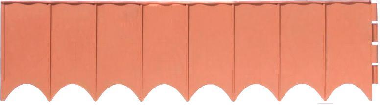

Бордюр садовый Prosperplast Garden Fence терракотовый [IKRR-R624], Бордюр садовый Prosperplast Garden Fence IKRR-R624 терракотовый