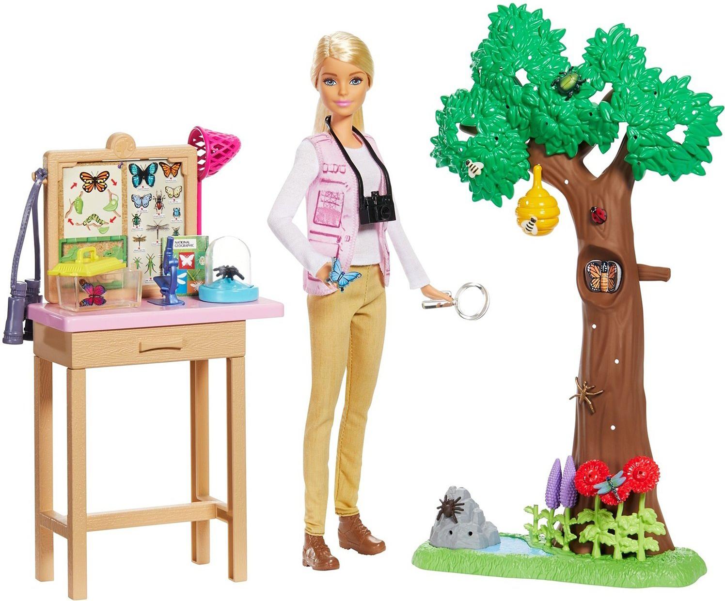 

Игрушка Barbie Nat Geo Исследователь бабочек [GDM49], Nat Geo Исследователь бабочек