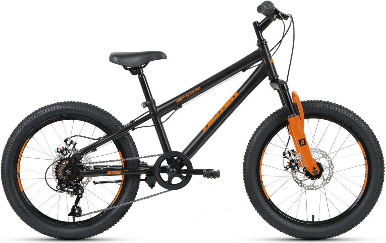 

Велосипед детский Forward Altair MTB HT 20'' 2.0 Disc 2021 рама 10.5 дюймов черный/оранжевый [RBKT11N06002], Детский Altair MTB HT 20 2.0 Disc 2021 10.5'