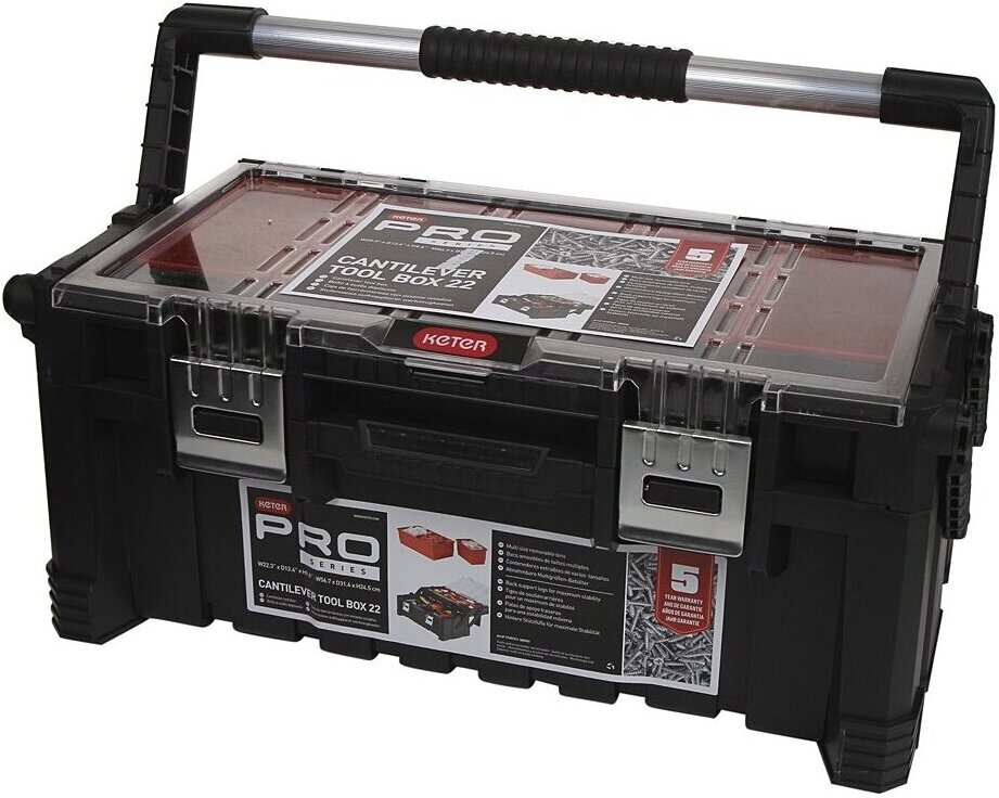 

Ящик для инструментов Keter Cantilever Tool Box 22 [17187311], Ящик для инструментов Keter Cantilever Tool Box 22 17187311