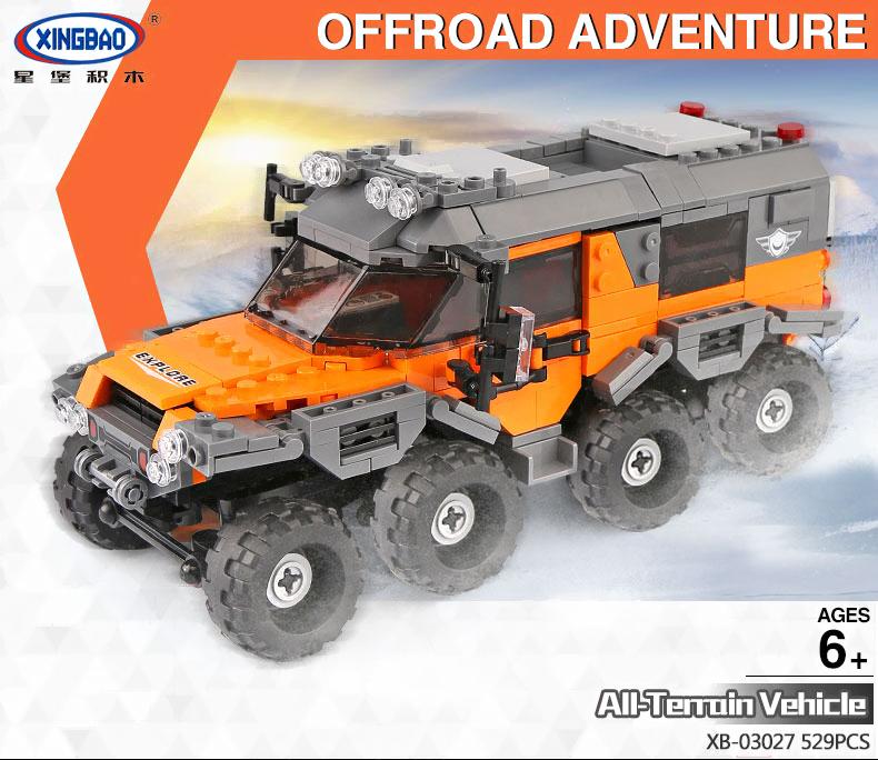 

Конструктор XingBao Offroad Adventure Вездеход [XB-03027], Конструктор XingBao Вездеход (XB-03027)