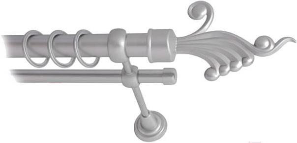 

Карниз Lm Decor Кения 023 2р гладкий 25/16мм 1.8м сатин, Кения 023 2р гладкий 25/16мм 1.8м