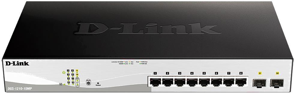 

Коммутатор D-Link DGS-1210-10MP/F1A