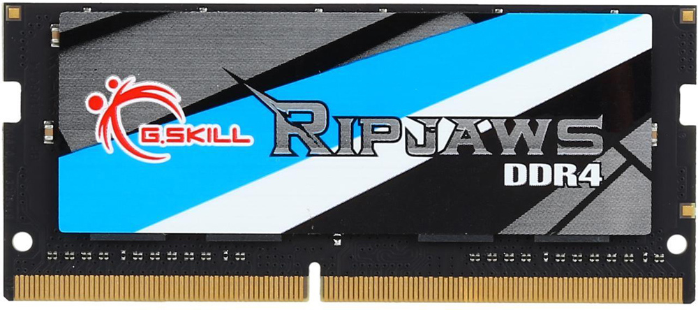 

Оперативная память G.Skill SO-DIMM DDR IV 8Gb PC-25600 3200MHz Ripjaws [F4-3200C22S-8GRS], Оперативная память G.Skill Ripjaws 8GB DDR4 SODIMM PC4-25600 (F4-3200C22S-8GRS)
