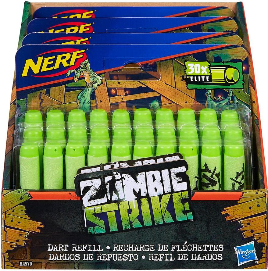 

Игрушка Nerf стрелы Зомби 30 штук [A4570EU4], стрелы Зомби 30 штук