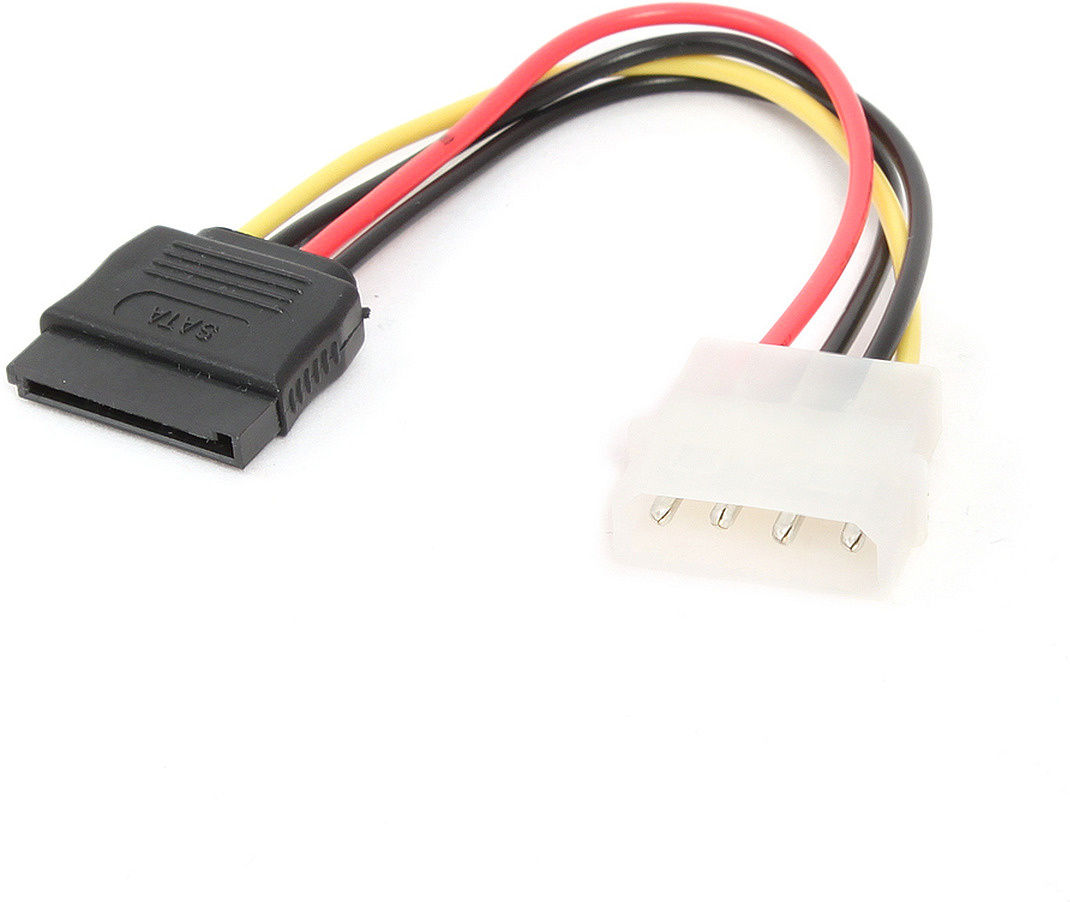 

Кабель Cablexpert CC-SATA-PS SATA,15см, molex 4pin/sata 15pin