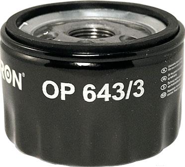

Масляный фильтр Filtron OP643/3, OP643/3