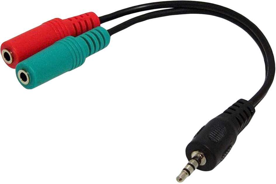 

Gembird 3.5 Jack M - 2x3.5 Jack F Black [CCA-417], Аудиокабель Cablexpert CCA-417