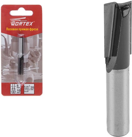 

Фреза Wortex пазовая прямая 10х20 мм [MCAA102018], Фреза Wortex пазовая прямая 10х20 мм MCAA102018