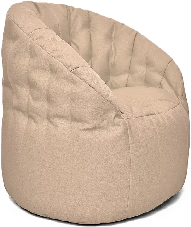 

Бескаркасное кресло Loftyhome Энджой XL рогожка Bagama Beige