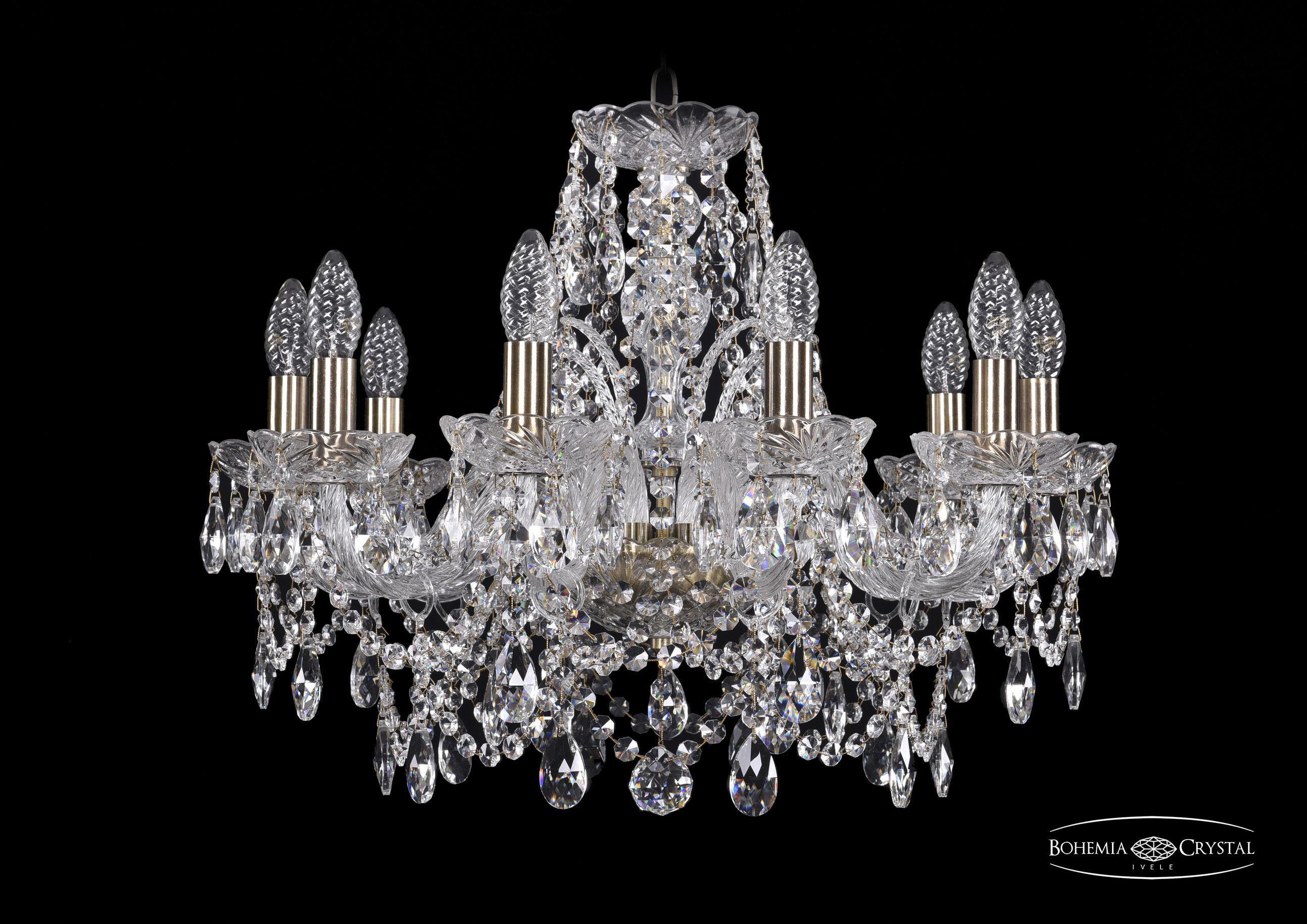 

Подвесная люстра Bohemia Ivele Crystal 1411/10/195/Pa
