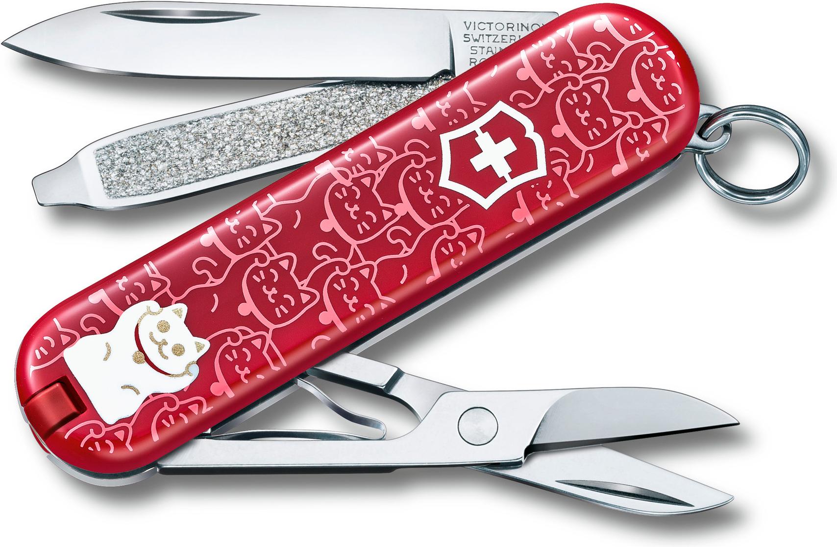 

Туристический нож Victorinox Classic LE2021 Lucky Cat [0.6223.L2106], Classic LE2021 Lucky Cat