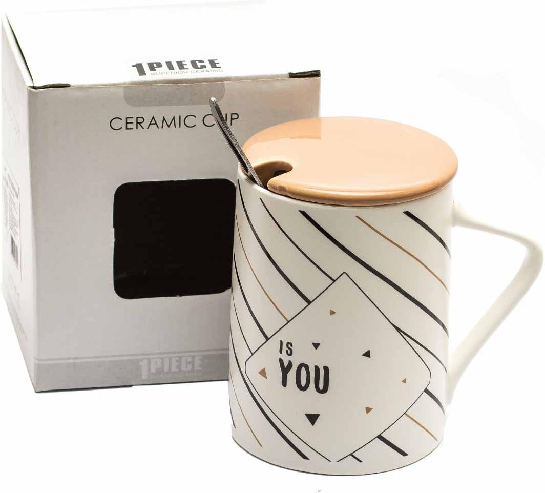 

Кружка с ложкой Мон Ами MUG-187 с крышкой 375мл, MUG-187 с крышкой 375мл