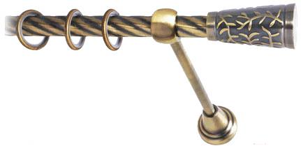 

Карниз Lm Decor Византия 066 1р витой 3.2м антик, Византия 066 1р витой 16мм 3.2м