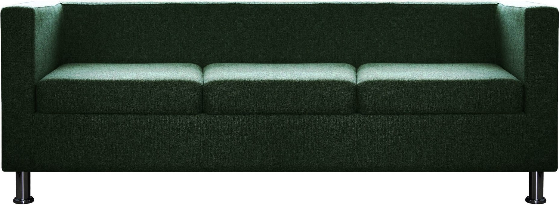 

Диван Brioli Билли трехместный J8 темно-зеленый