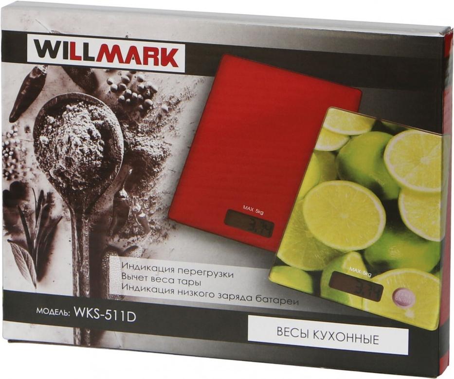 

Кухонные весы Willmark WKS-511D лайм, WKS-511D