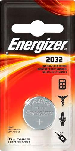 

Батарейка Energizer Miniatures Lithium CR2032 FSB1, Miniatures Lithium CR2032 FSB 2 2 шт